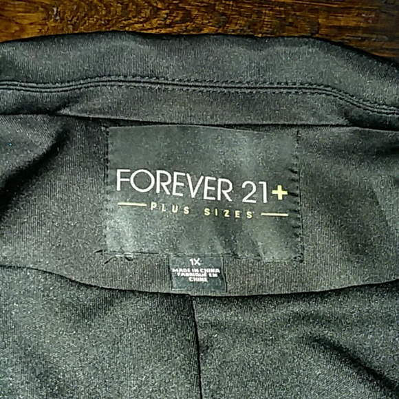 Forever 21 + black button blazer - Picture 3 of 5